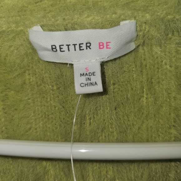 Better Be Neon Green Cropped Cardigan - Picture 3 of 9